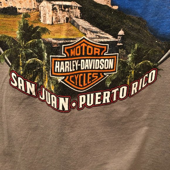 Men Harley Davidson San Juan Puerto Rico TS, 2XG - Picture 8 of 9